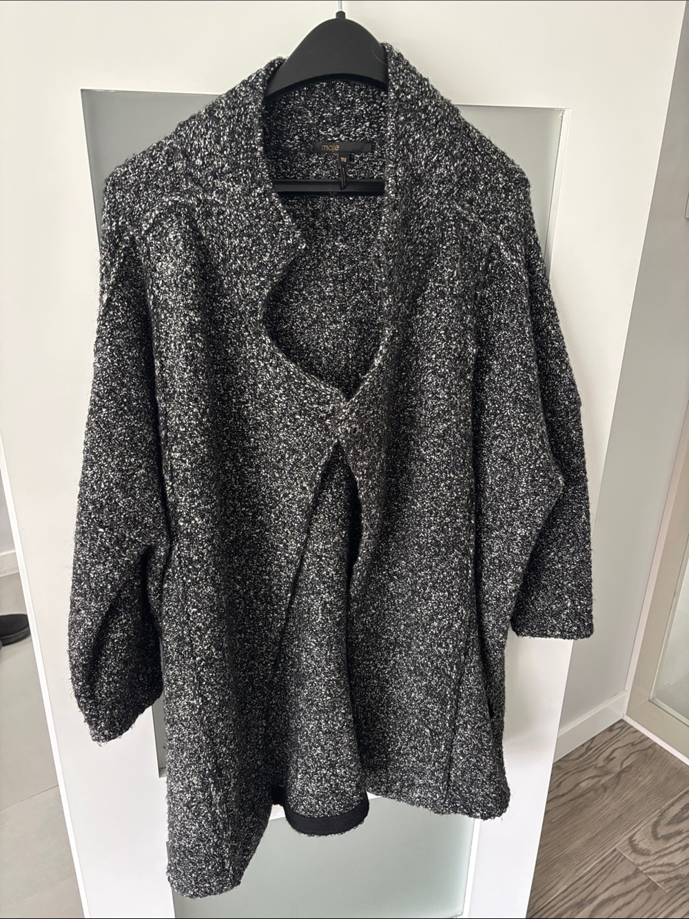 Maje wool blend  OH15 magenta black